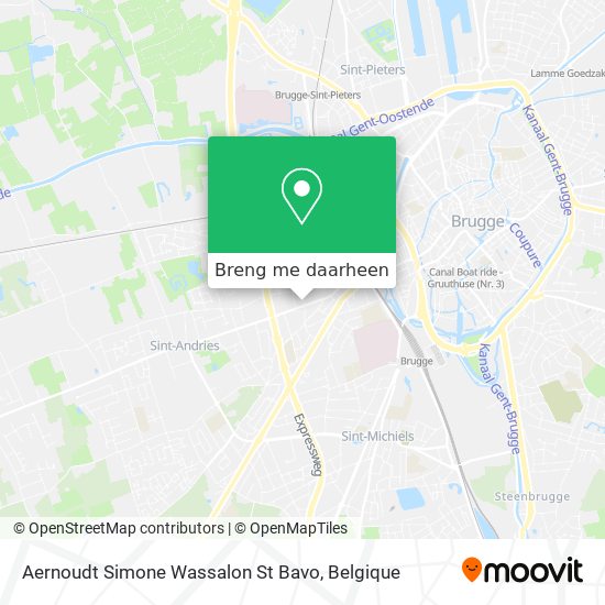 Aernoudt Simone Wassalon St Bavo kaart