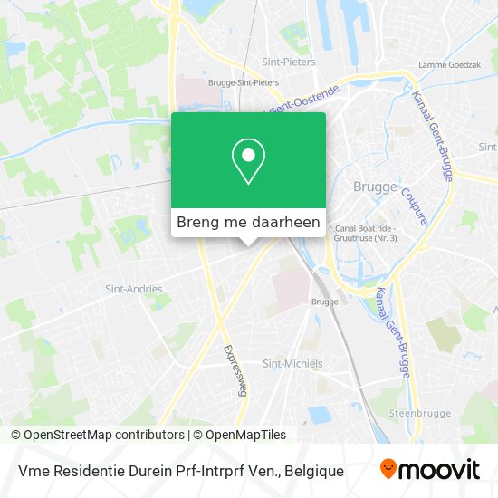 Vme Residentie Durein Prf-Intrprf Ven. kaart