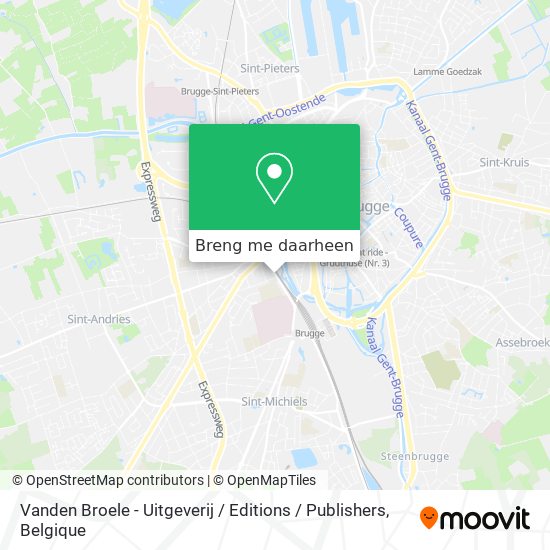 Vanden Broele - Uitgeverij / Editions / Publishers kaart