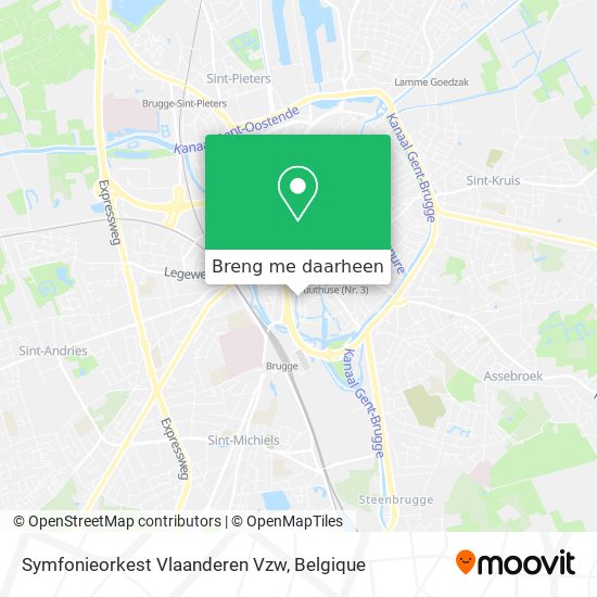 Symfonieorkest Vlaanderen Vzw kaart