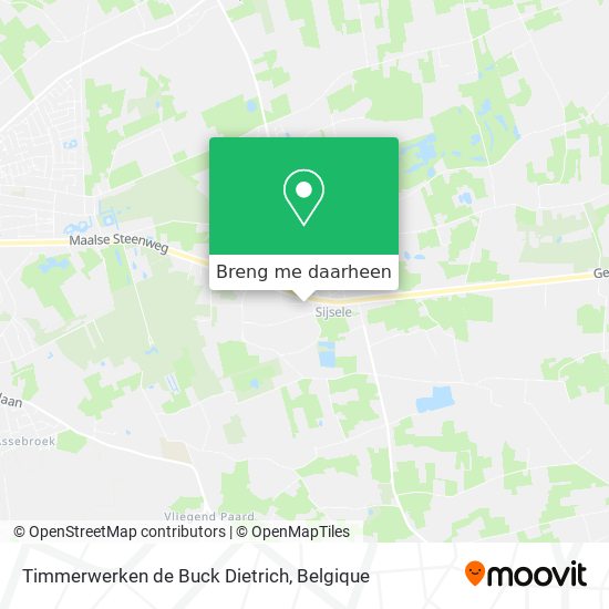 Timmerwerken de Buck Dietrich kaart