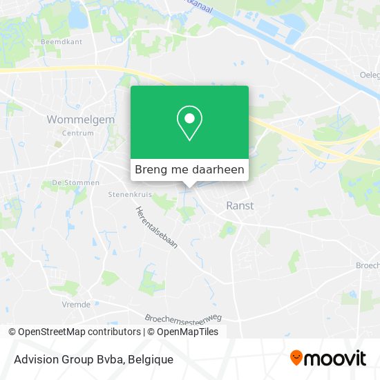 Advision Group Bvba kaart