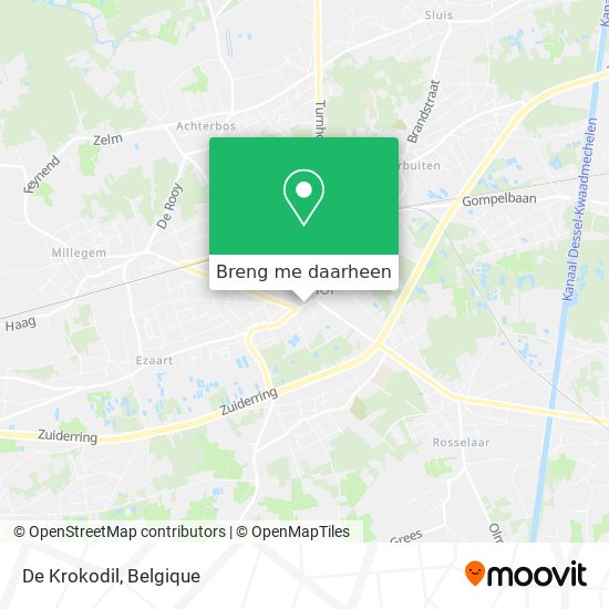 De Krokodil kaart