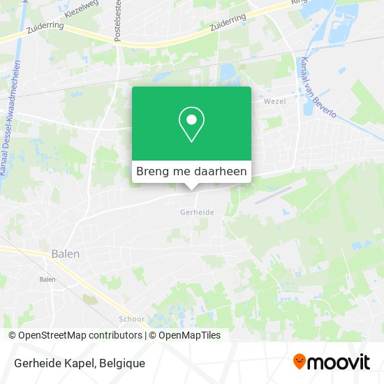 Gerheide Kapel kaart