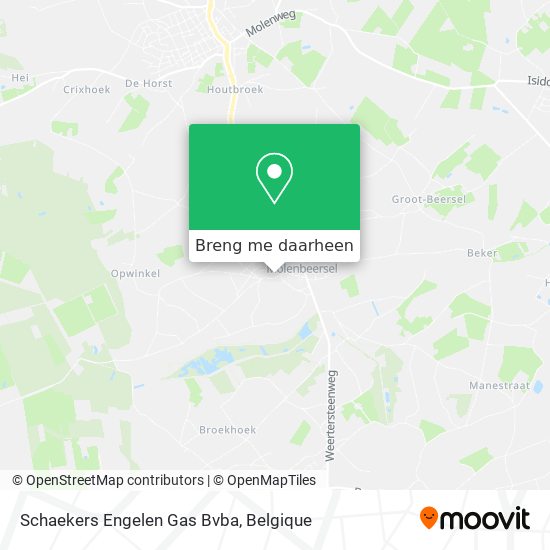 Schaekers Engelen Gas Bvba kaart