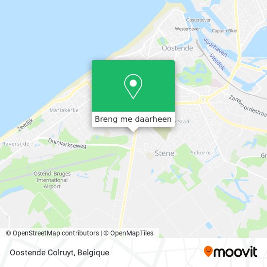 Oostende Colruyt kaart