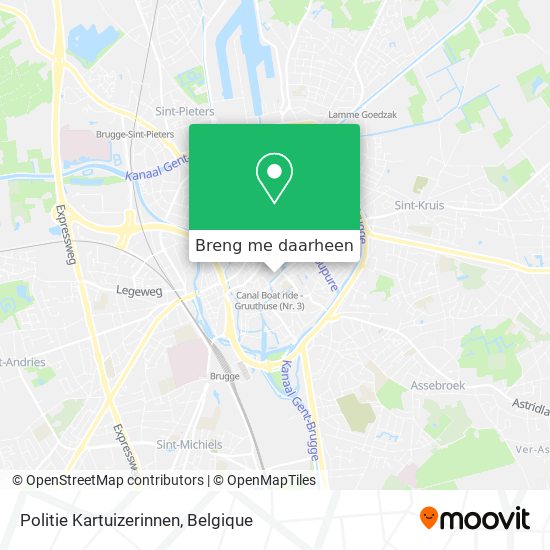 Politie Kartuizerinnen kaart