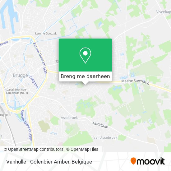 Vanhulle - Colenbier Amber kaart