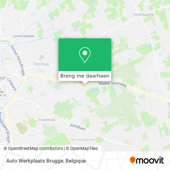 Auto Werkplaats Brugge kaart