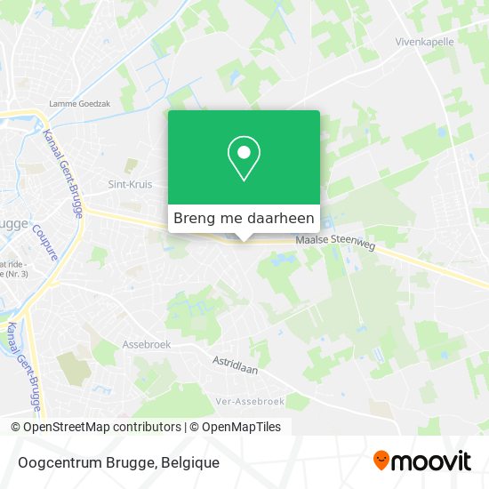Oogcentrum Brugge kaart