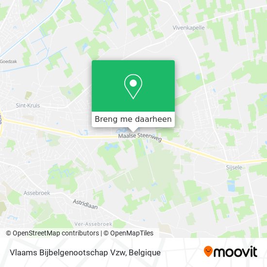 Vlaams Bijbelgenootschap Vzw kaart