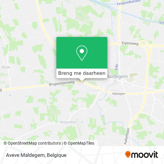 Aveve Maldegem kaart