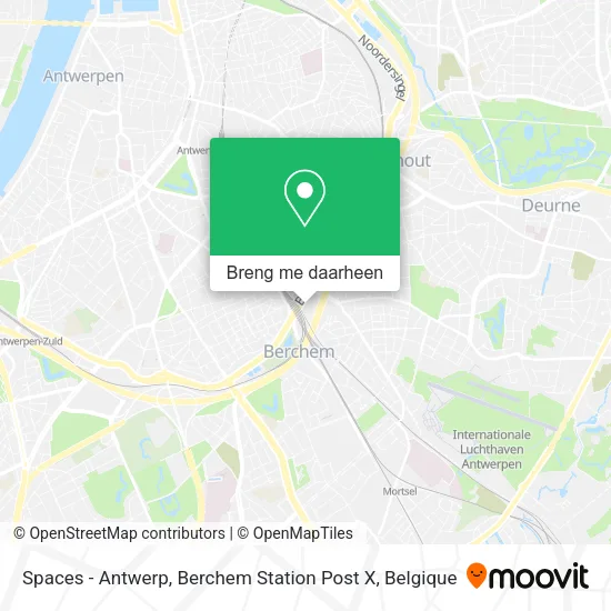 Spaces - Antwerp, Berchem Station Post X kaart