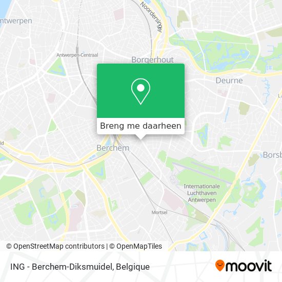 ING - Berchem-Diksmuidel kaart