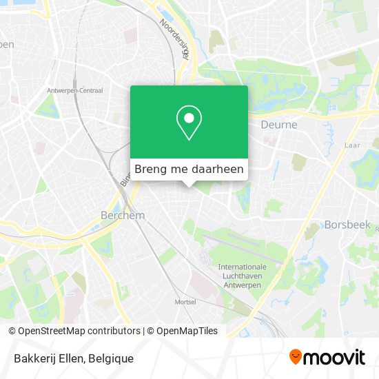 Bakkerij Ellen kaart