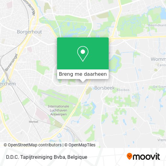 D.D.C. Tapijtreiniging Bvba kaart