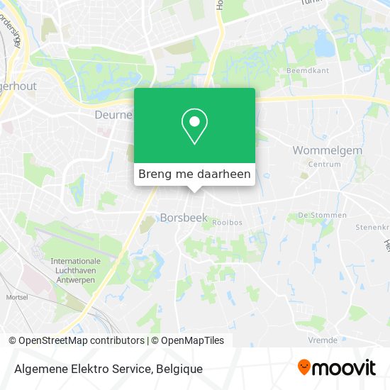 Algemene Elektro Service kaart