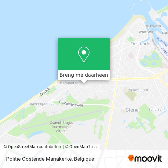 Politie Oostende Mariakerke kaart