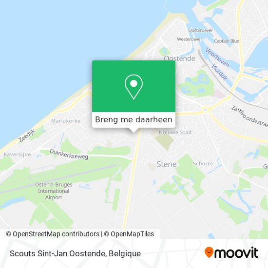 Scouts Sint-Jan Oostende kaart