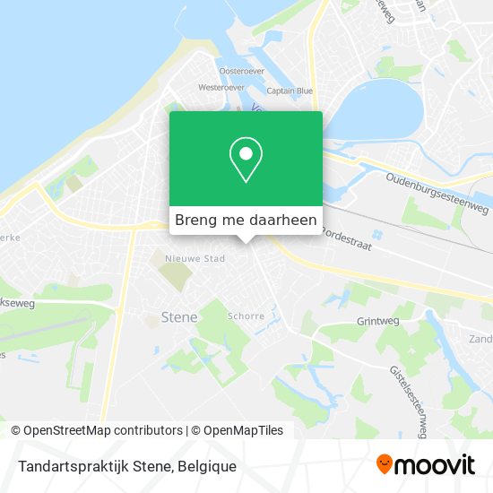 Tandartspraktijk Stene kaart