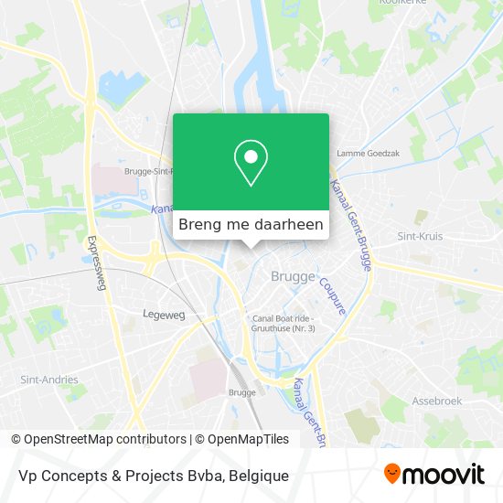 Vp Concepts & Projects Bvba kaart