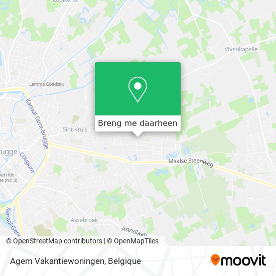 Agem Vakantiewoningen kaart