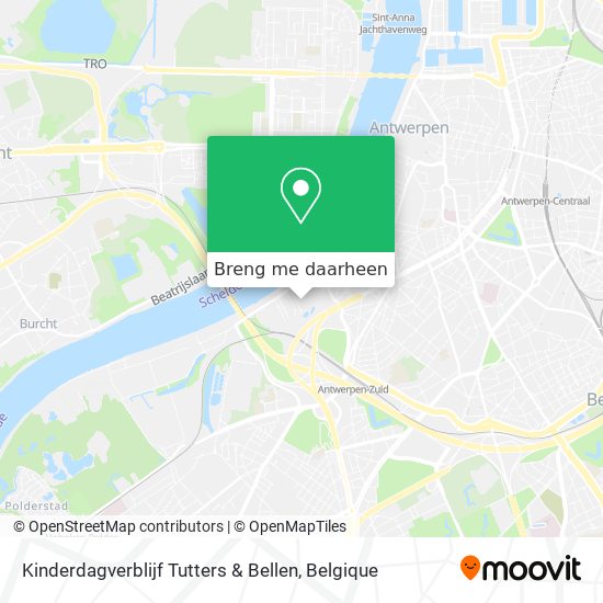 Kinderdagverblijf Tutters & Bellen kaart