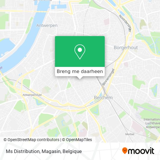 Ms Distribution, Magasin kaart