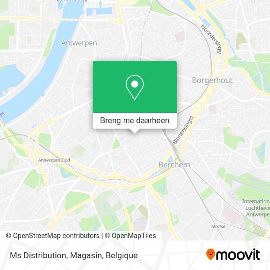 Ms Distribution, Magasin kaart