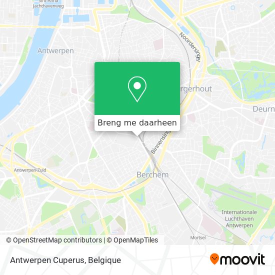 Antwerpen Cuperus kaart