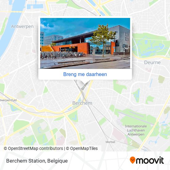 Berchem Station kaart