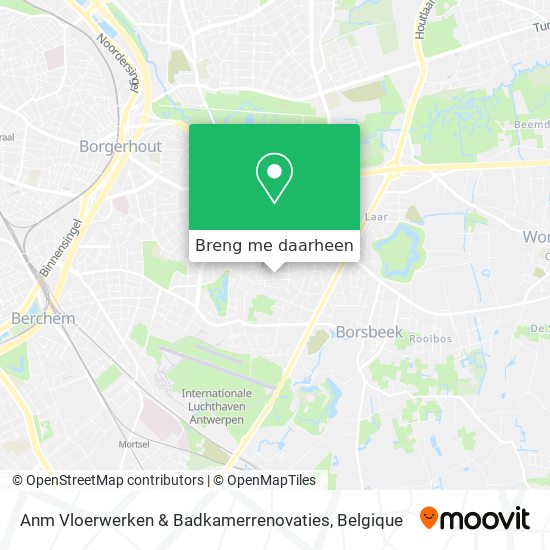 Anm Vloerwerken & Badkamerrenovaties kaart