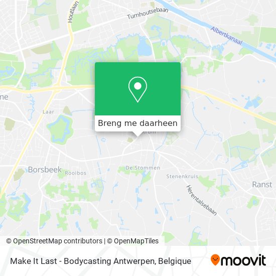 Make It Last - Bodycasting Antwerpen kaart