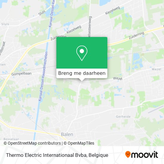 Thermo Electric Internationaal Bvba kaart