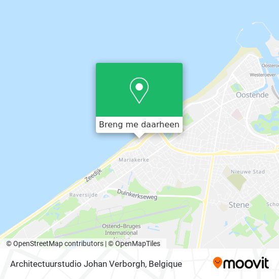 Architectuurstudio Johan Verborgh kaart