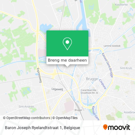 Baron Joseph Ryelandtstraat 1 kaart