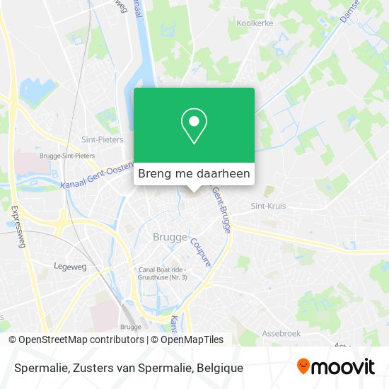 Spermalie, Zusters van Spermalie kaart