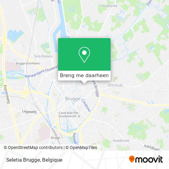 Seletia Brugge kaart