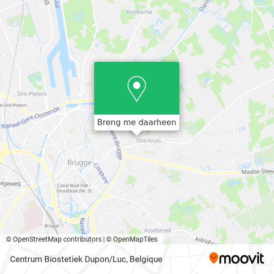 Centrum Biostetiek Dupon/Luc kaart
