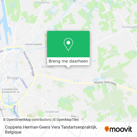 Coppens Herman-Geers Vera Tandartsenpraktijk kaart