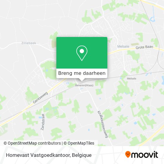 Homevast Vastgoedkantoor kaart
