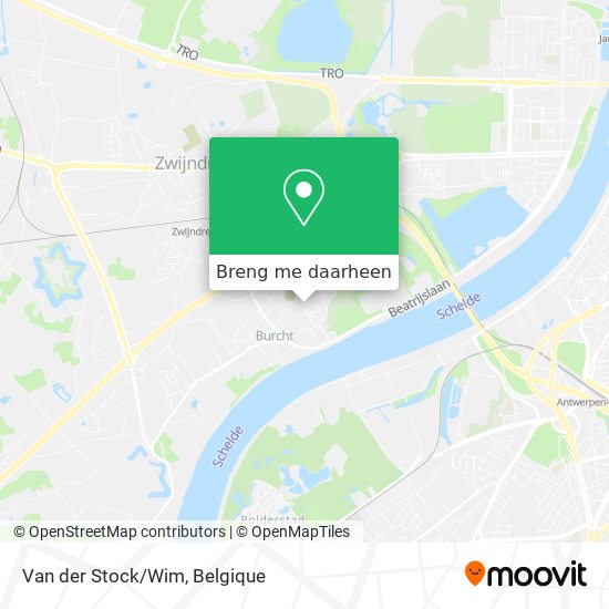 Van der Stock/Wim kaart