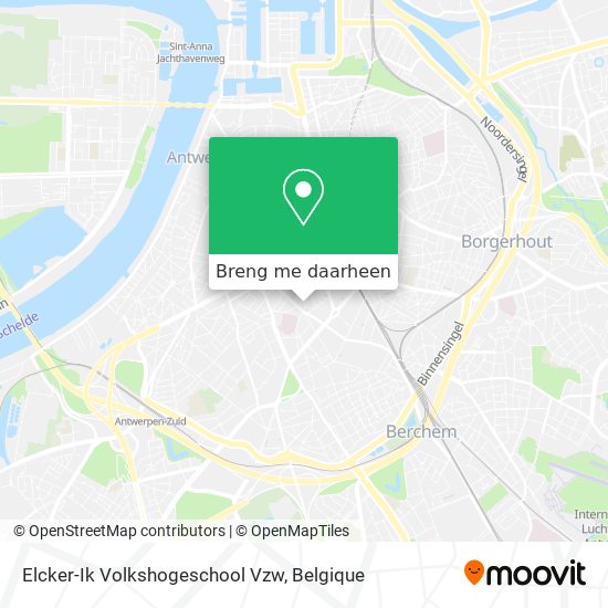 Elcker-Ik Volkshogeschool Vzw kaart