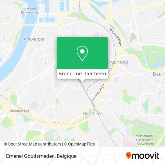 Emenel Goudsmeden kaart