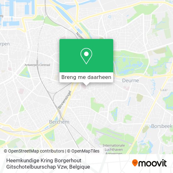 Heemkundige Kring Borgerhout Gitschotelbuurschap Vzw kaart