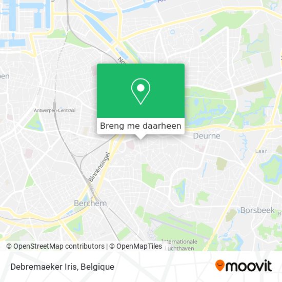 Debremaeker Iris kaart
