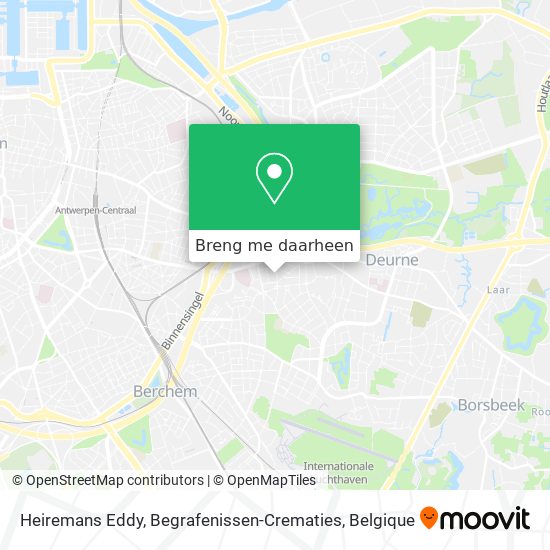 Heiremans Eddy, Begrafenissen-Crematies kaart