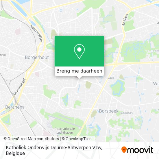 Katholiek Onderwijs Deurne-Antwerpen Vzw kaart