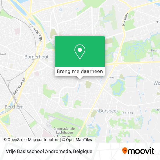 Vrije Basisschool Andromeda kaart