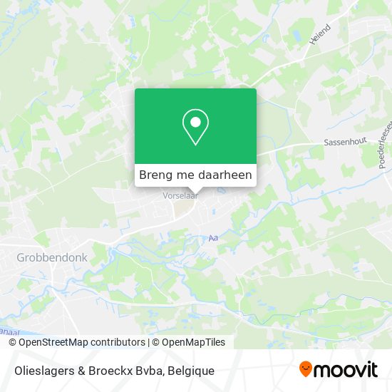 Olieslagers & Broeckx Bvba kaart